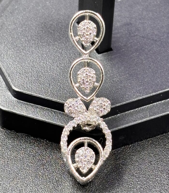 Elegant Crystal Geometric Drop Earrings