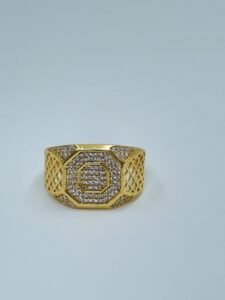Premium Octagon Stone Designer Ring