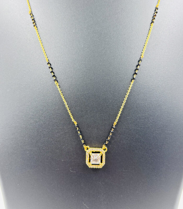Classic Square Pendant Mangalsutra for Women