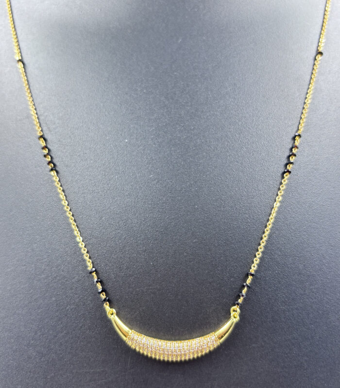 Curved Pendant Mangalsutra for Women