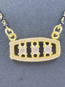 Elegant Daily Wear Black Bead Mangalsutra